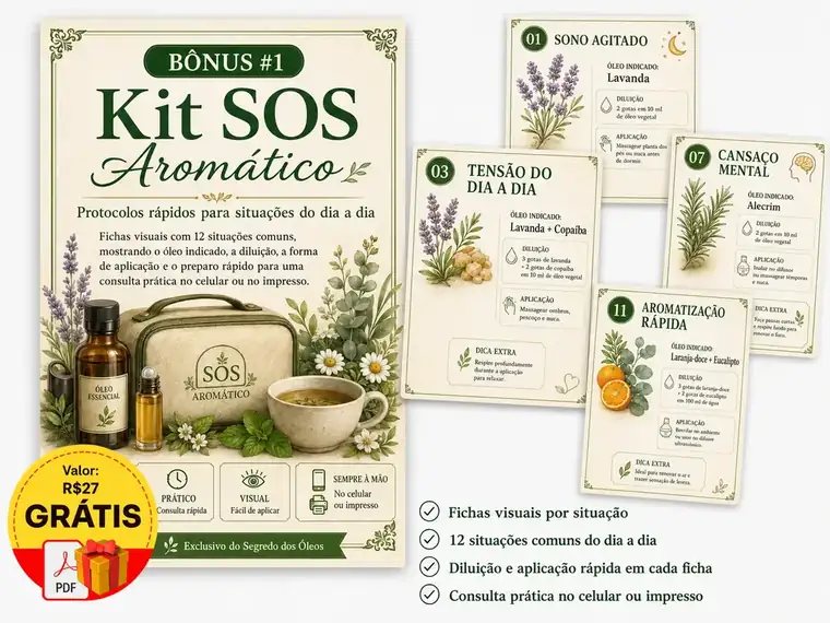 Capa do Bônus: Kit SOS Aromático
