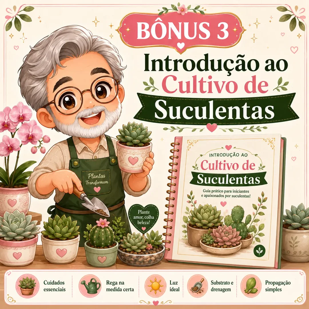 Bônus 3 - Introdução ao Cultivo de Suculentas